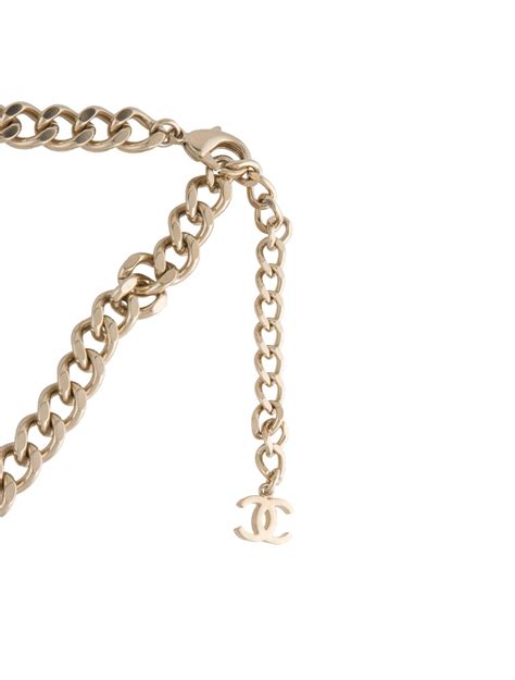 gold interlocking chanel belt|Chanel 2020 Interlocking CC Logo Chain.